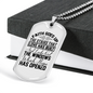 Faith Goes Up Necklace Stainless Steel or 18k Gold Dog Tag 24" Chain-Express Your Love Gifts