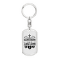 Faith Hope And Love Keychain Stainless Steel or 18k Gold Dog Tag Keyring-Express Your Love Gifts