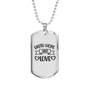 Faith Hope And Love Necklace Stainless Steel or 18k Gold Dog Tag 24" Chain-Express Your Love Gifts