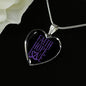 Faith Hope And Love Stainless Steel or 18k Gold Heart Pendant Necklace 18-22"-Express Your Love Gifts