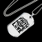 Faith Hope Love Cross Necklace Stainless Steel or 18k Gold Dog Tag 24" Chain-Express Your Love Gifts