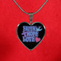 Faith Hope Love Stainless Steel or 18k Gold Heart Pendant Necklace 18-22"-Express Your Love Gifts