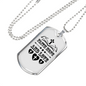 Faith Hope Necklace Stainless Steel or 18k Gold Dog Tag 24" Chain-Express Your Love Gifts