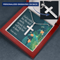 Faith Psalm 46:5 Cross Necklace Message Card W Ball Chain Pendant-Express Your Love Gifts
