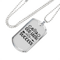 Faith Success Arrow Necklace Stainless Steel or 18k Gold Dog Tag 24" Chain-Express Your Love Gifts