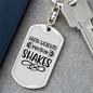Faith Weights Protein Keychain Stainless Steel or 18k Gold Dog Tag Keyring-Express Your Love Gifts