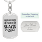 Faith Weights Protein Keychain Stainless Steel or 18k Gold Dog Tag Keyring-Express Your Love Gifts