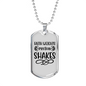 Faith Weights Protein Necklace Stainless Steel or 18k Gold Dog Tag 24" Chain-Express Your Love Gifts