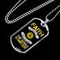 Faith Whole Staircase Necklace Stainless Steel or 18k Gold Dog Tag 24" Chain-Express Your Love Gifts