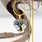 Family Where Life Begins Necklace Stainless Steel or 18k Gold Heart 18-22"-Express Your Love Gifts
