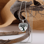 Family Where Life Begins Necklace Stainless Steel or 18k Gold Heart 18-22"-Express Your Love Gifts