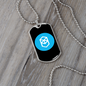 Fantom Crypto Necklace Stainless Steel or 18k Gold Dog Tag 24" Chain-Express Your Love Gifts