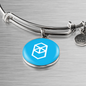 Fantom (FTM) Bracelet Stainless Steel or 18k Gold Circle Bangle-Express Your Love Gifts