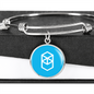 Fantom (FTM) Bracelet Stainless Steel or 18k Gold Circle Bangle-Express Your Love Gifts