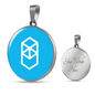 Fantom (FTM) Circle Necklace Stainless Steel or 18k Gold 18-22"-Express Your Love Gifts