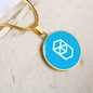 Fantom (FTM) Circle Necklace Stainless Steel or 18k Gold 18-22"-Express Your Love Gifts