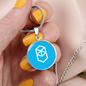 Fantom (FTM) Circle Necklace Stainless Steel or 18k Gold 18-22"-Express Your Love Gifts