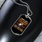 Farm Life Horse Necklace Stainless Steel or 18k Gold Dog Tag 24" Chain-Express Your Love Gifts