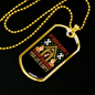 Fashion Philosophy Necklace Stainless Steel or 18k Gold Dog Tag 24" Chain-Express Your Love Gifts