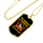 Fashion Philosophy Yellow Necklace Stainless Steel or 18k Gold Dog Tag 24" Chain-Express Your Love Gifts