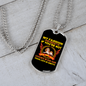 Fashion Philosophy Yellow Necklace Stainless Steel or 18k Gold Dog Tag 24" Chain-Express Your Love Gifts