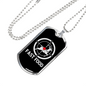 Fast Food Hunting Necklace Stainless Steel or 18k Gold Dog Tag 24" Chain-Express Your Love Gifts