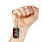 Faster Than 911 Dog Tag Stainless Steel or 18k Gold 24" Chain-Express Your Love Gifts