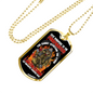Fate Whispers To Firefighter Gift Stainless Steel or 18k Gold Dog Tag 24" Chain-Express Your Love Gifts