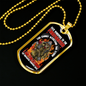 Fate Whispers To Firefighter Gift Stainless Steel or 18k Gold Dog Tag 24" Chain-Express Your Love Gifts