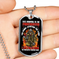 Fate Whispers To Firefighter Gift Stainless Steel or 18k Gold Dog Tag 24" Chain-Express Your Love Gifts