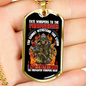 Fate Whispers To Firefighter Gift Stainless Steel or 18k Gold Dog Tag 24" Chain-Express Your Love Gifts