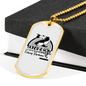 Father And Son Fishing Partners Necklace Stainless Steel or 18k Gold Dog Tag 24" Chain-Express Your Love Gifts