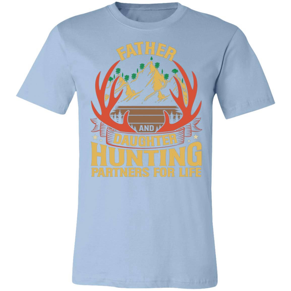 Father Daughter Hunting Partners Hunter Gift T-Shirt-Express Your Love Gifts
