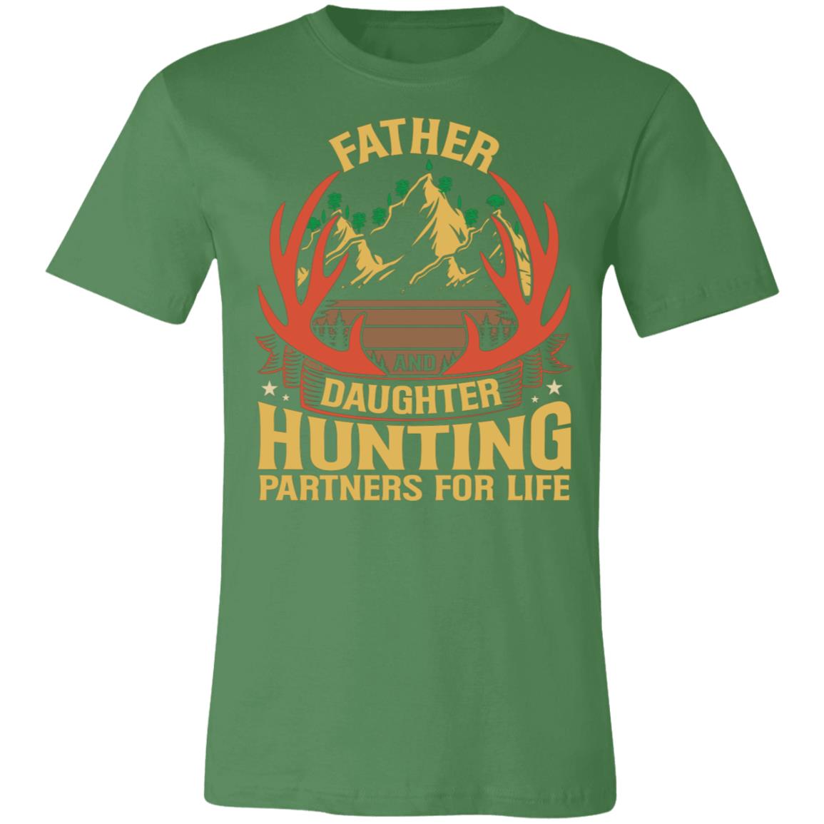 Father Daughter Hunting Partners Hunter Gift T-Shirt-Express Your Love Gifts