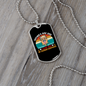 Father's Day 2021 Necklace Stainless Steel or 18k Gold Dog Tag 24" Chain-Express Your Love Gifts