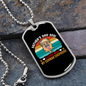 Father's Day 2021 Necklace Stainless Steel or 18k Gold Dog Tag 24" Chain-Express Your Love Gifts