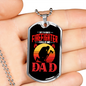 Favorite Firefighter Gift Stainless Steel or 18k Gold Dog Tag 24" Chain-Express Your Love Gifts