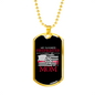 Favorite Firefighter Son Stainless Steel or 18k Gold Dog Tag 24" Chain-Express Your Love Gifts
