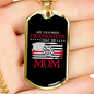 Favorite Firefighter Son Stainless Steel or 18k Gold Dog Tag 24" Chain-Express Your Love Gifts