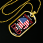 Favorite Fishing Buddy Necklace Stainless Steel or 18k Gold Dog Tag 24" Chain-Express Your Love Gifts