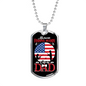 Favorite Fishing Buddy Necklace Stainless Steel or 18k Gold Dog Tag 24" Chain-Express Your Love Gifts