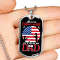 Favorite Fishing Buddy Necklace Stainless Steel or 18k Gold Dog Tag 24" Chain-Express Your Love Gifts