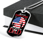 Favorite Fishing Buddy Necklace Stainless Steel or 18k Gold Dog Tag 24" Chain-Express Your Love Gifts