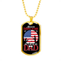 Favorite Fishing Buddy Necklace Stainless Steel or 18k Gold Dog Tag 24" Chain-Express Your Love Gifts