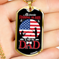 Favorite Fishing Buddy Necklace Stainless Steel or 18k Gold Dog Tag 24" Chain-Express Your Love Gifts