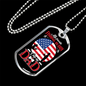 Favorite Fishing Buddy Necklace Stainless Steel or 18k Gold Dog Tag 24" Chain-Express Your Love Gifts