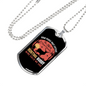 Favorite Hunting Buddy Necklace Stainless Steel or 18k Gold Dog Tag 24" Chain-Express Your Love Gifts