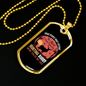 Favorite Hunting Buddy Necklace Stainless Steel or 18k Gold Dog Tag 24" Chain-Express Your Love Gifts