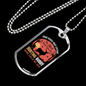Favorite Hunting Buddy Necklace Stainless Steel or 18k Gold Dog Tag 24" Chain-Express Your Love Gifts