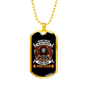Fearless Firefighter Gift Stainless Steel or 18k Gold Dog Tag 24" Chain-Express Your Love Gifts